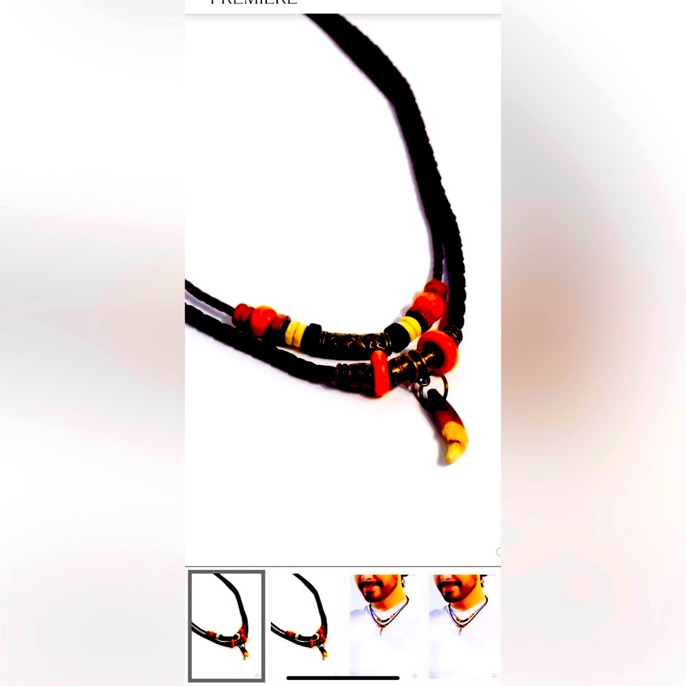 🔥💪🏼🔥 MEN❗️PAPARAZZI “ROBUST RHYTHM”BRASS URBAN NECKLACE❗️ 🔥💪🏼🔥 - Picture 4 of 4